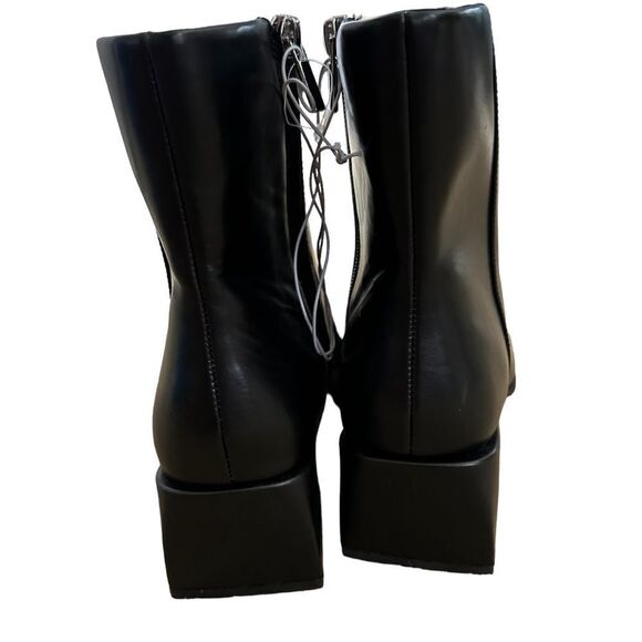 A New Day ~ Women's Emmy Dress Boots - Black 6.5 ~ square heel ~ side zipped - Picture 6 of 7